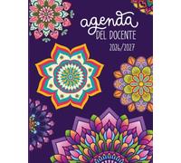 AGENDA DEL DOCENTE settimanale - interno a colori: Formato B5 - 18,5 X 24,8 cm / completa e pratica per la scuola secondaria di secondo grado