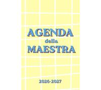 Agenda della Maestra | 10 mesi | Settembre - Giugno |Agenda settimanale con orario | Sostegno | 52 Settimane, 10 Planner Mensili | Settimana su doppia ... ordine nella tua vita |Agenda GIALLA blu