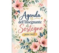 Agenda dell'Insegnante di Sostegno: Planner settimanale del docente di sostegno | Scuole primarie e secondarie | Diario scolastico per Insegnanti con PEI e GLO | Formato pratico A5.