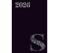 Agenda Donna 2026 - Monogramma “S” Classic Agenda elegante per ogni giorno del 2026