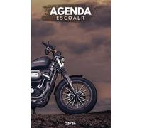 Agenda escolar 2025-2026 motocross: Planificador diario para niñas y niños | material escolar Ideal para Estudiantes de primaria colegio secundaria | Portada de la moto