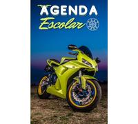 Agenda escolar 2025-2026 motocross: Planificador diario para niñas y niños | material escolar Ideal para Estudiantes de primaria colegio secundaria | Portada de la moto