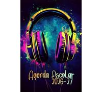 Agenda Escolar 2026-27: Organizador integral para estudiantes con planificación mensual y semanal, organización de lecciones, secciones para seguimiento de revisiones y más.