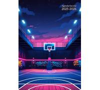 Agenda Escolar Infantil A5: Baloncesto - Bonita - Niño & Niña - 6...15 años - Semana Vista Horizontal - Pequeña - Español - 12 Meses - Semanal 1 ... - Tapa Blanda Sin Anillas ni Espiral.