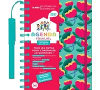 Agenda familial Mémoniak 2027, septembre 2026 à décembre 2027: Avec 1 stylo