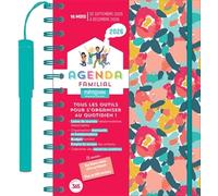 Agenda familial Mémoniak, sept. 2025 à déc. 2026: Avec 1 stylo