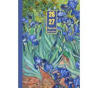 Agenda Giornaliera con orario Agosto 2026 - Luglio 2027: Vincent Van Gogh, Iris | 12 mesi, Intervalli di 30 minuti, Da Agosto 2026 a Luglio 2027, ... Note | Adatto per la Pianificazione Personale