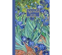Agenda Giornaliera con orario: Vincent Van Gogh, Iris | 12 mesi, Intervalli di 30 minuti, Da Gennaio a Dicembre, Formato 6" x 9" | Calendario Mensile ... Personale, l'ufficio Aziendale e il Diario