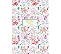 Agenda giornaliera due giorni per pagina: 12 mesi da gennaio a dicembre