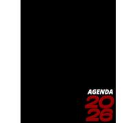 Agenda journalier 2026 : format A4, bien organisé sur 12 mois avec heure et espace pour les notes par page.: Planifiez, progressez et vivez 2026 avec clarté et motivation.