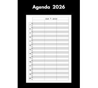 Agenda journalier 2026: Planificateur de rendez-vous professionnels pour 3 personnes - Intervalles de 30 minutes de 7h à 21h - Grand format A4