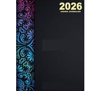 Agenda journalier 2026: Planificateur une page par jour avec heure - 365 jours ,avec planification mensuel | grand format A4