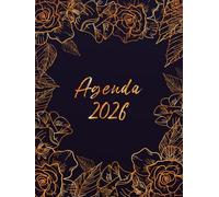 Agenda Journalier 2026 Professionnel A4: Planificateur Grand Format | 1 Page Par Jour avec Heure | 12 Mois du 1er janvier au 31 décembre