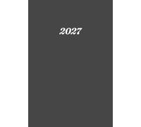 Agenda Journalier 2027 a5: Janvier 2027 - Décembre 2027 | Planificateur Journalier 1 Page par Jour avec Heure | français