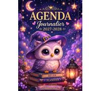 Agenda Journalier A4: Planificateur Journalier Professionnel Français | 1 Page par Jour avec Heures de 7h00 à 21h00 par Demi-Heure | 365 Jours Datés, ... 29,7 cm | Priorités, To-Do, Notes, Objectifs