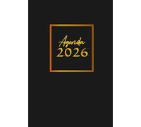 Agenda Journalier Une Page par Jour: Format 6×9 pouces (15,24 × 22,86 cm) | 365 Pages Entièrement Lignées et Datées avec Numéro de la Semaine | Planificateur Quotidien Noir en Français