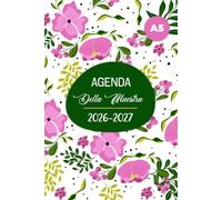 Agenda Maestra A5: Pianificatore settimanale e mensile completo e pratico, 1 settimana in 2 pagine | Registro del professore.
