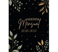 Agenda Mensual 2026-2027: 24 Meses Planificador Organizador de Enero 26 a Diciembre 27 - Dos Páginas por Mes || 2 Años Calendario con Vacaciones Españolas - Formato Grande