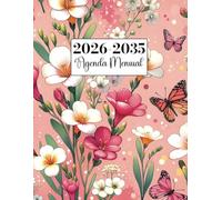 Agenda Mensual 2026-2035: A4, Diez años, desde enero de 2026 hasta diciembre de 2035