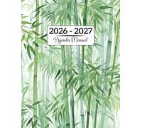 Agenda Mensuel 2026-2027: Deux ans de janvier 2026 à décembre 2027, Format A4