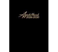 Agenda Mensuel 2026-2030: Calendrier Planificateur de 5 Ans de Janvier 2026 à Décembre 2030 | 60 Mois Organisateur avec Jours Fériés Français - 1 Mois sur Deux Pages | Grand Format A4