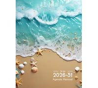 Agenda Mensuel 2026-2031: 6 ans Du 1 janvier 2026 jusqu'a le 31 Décember 2031