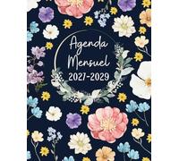 Agenda Mensuel 2027-2029 trois ans: Planificateur 36 Mois, Du 1 janvier 2027 jusqu'a le 31 Décember 2029, |Théme: Roses |