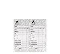 Agenda Salon Concepts Check Pads Grey 12x100 Leaf