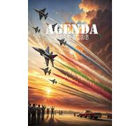agenda scolaire: 2025-2026: Avion de Chasse | Journalier (un jour une page) | 12x17 cm | Format standard | 305 pages | Français | Collège & lycée | Militaire & armée