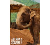 Agenda Scolaire 2025 2026: Elephants - Pour Étudiants, Primaire, Collège et Lycée | De Septembre 2025 à Août 2026