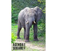Agenda Scolaire 2025 2026: Elephants - Semainier Pour Filles, Garçons, Étudiants, Primaire, Collège et Lycée | De Septembre 2025 à Août 2026