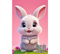 Agenda Scolaire 2025 2026 Fille: Kawaii Lapin Mignon, 1 Jour par page A5 carnet organiseur planificateur étudiant primaire, collège, lycée