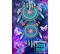 Agenda Scolaire 2025-2026 Fille Papillon: Organisateur et Planificateur Journalier /2 Jours sur Page,de Sept 2025 - juil 2026 pour Etudiant de Primaire, Collège, Lycée.