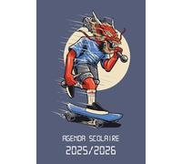 Agenda Scolaire 2025/2026 Gamer: Planificateur Bi-journalier deux jours par page | Organisateur de Sept 2025 à Juil 2026 | Pour Garçons de Primaire, Collège, et Lycée | Thème Gaming Dragon