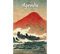Agenda Scolaire 2025 2026 Japon: Planificateur journalier 1 Jour Par Page Pour fille et garcon - De Septembre 25 à Juillet 26 - Fourniture scolaire ... collège étudiant - Couverture style japonais