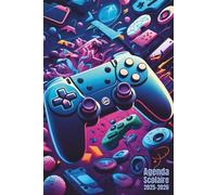 Agenda scolaire 2025 2026 Jeux Vidéo: Organisateur Scolaire , Une semaine sur 2 pages , Primaire, Collège, Lycée pour Fille et Garçon , Enfant , Adulte