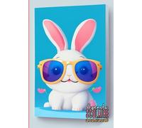 Agenda Scolaire 2025 2026 Kawaii: Couverture Lapin Mignon, 1 Jour par page carnet organiseur planificateur étudiant primaire, collège, lycée