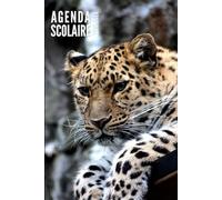 Agenda Scolaire 2025 2026: Leopard - Journalier 1 Jour par Page Pour Filles et Garçons en Primaire, Collège, CP, CE1, CE2, CM1, CM2 | De Septembre 2025 à Juillet 2026