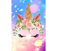 AGENDA SCOLAIRE 2025-2026 LICORNE: GIRLY - POUR FILLES - pratique pour tous les matières avec des citations motivantes ...