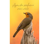 AGENDA SCOLAIRE 2025-2026 OISEAU: Pour les amoureux des animaux| 219 pages : 2 jours par page avec citations motivantes