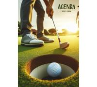 Agenda scolaire 2025 2026: Organisateur et Planificateur Journalier | 1 Jour Par Page | Primaire, Collège, Lycée, Etudiant | Couverture Golf
