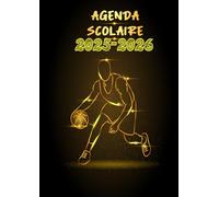 Agenda Scolaire 2025-2026: Organisateur et Planificateur journalier avec Heure, 1 jour par page Pour Etudiants primaire, Lycée Et Collège | CP, CE1 et CE2 | Format A4 | Thème Basket-ball