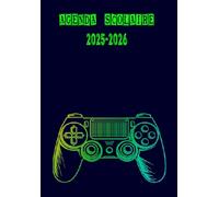 Agenda Scolaire 2025-2026: Organiseur journalier 2 Jours X Page avec heures, (Sep 25/ Jui 26) Pour Etudiants primaire, Lycée Et Collège | CP, CE1 et CE2 - Zone A - B - C | A4 Couverture Gamer