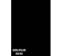 Agenda Scolaire 2025-2026: Organiseur journalier 2 Jours X Page avec heures, (Septembre 25/ Juillet 26) Pour Etudiants primaire, Lycée Et Collège | CP, CE1 et CE2 - Zone A - B - C | A4 Couverture Noir
