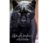 AGENDA SCOLAIRE 2025-2026 PANTHERE NOIR: Organisateur journalier filles et garçons pour la rentrée scolaire |2 jours par page | Format a5 avec citations motivantes
