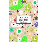 Agenda scolaire 2025 2026: Planificateur semainier - couvre toute l'année scolaire | 1 semaine sur 2 pages | Format A5 | pour Etudiants Collège Et Lycée