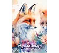 AGENDA SCOLAIRE 2025-2026 RENARD: Pour une année scolaire organisée | 219 pages; 2 jours par page , filles et garçons