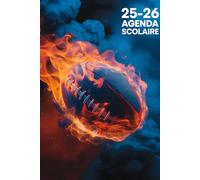 Agenda Scolaire 2025-2026 Rugby: Planificateur Journalier Sportif pour Élèves du Primaire au Lycée | Garçon ou Fille | 15,2 x 22,8 cm | Semaine sur 3 Pages | Sept 2025 - Août 2026
