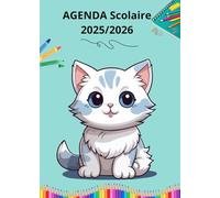 Agenda Scolaire 2025-2026: Semainier & Objectifs - primaire - collège - lycée -format A5 - 14,8 x 21 cm -276 pages en cxouleur