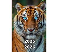 Agenda Scolaire 2025 2026 Tigre: Garçon et Fille 1 Jour par Page A5 Carnet Organisateur Planificateur Étudiant Primaire, Collège, Lycée